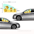 Çift katmanlı komik özelleştirilmiş güneş geçirmez araba perdesi